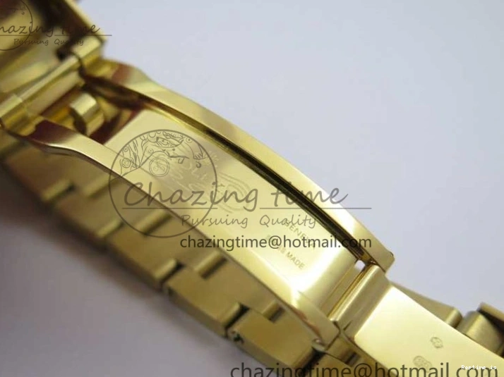 0109 Daytona 116589RBOW YG Rainbow Crystal BLF Best Edition Black Dial on YG Bracelet A SmoothTexture 3175